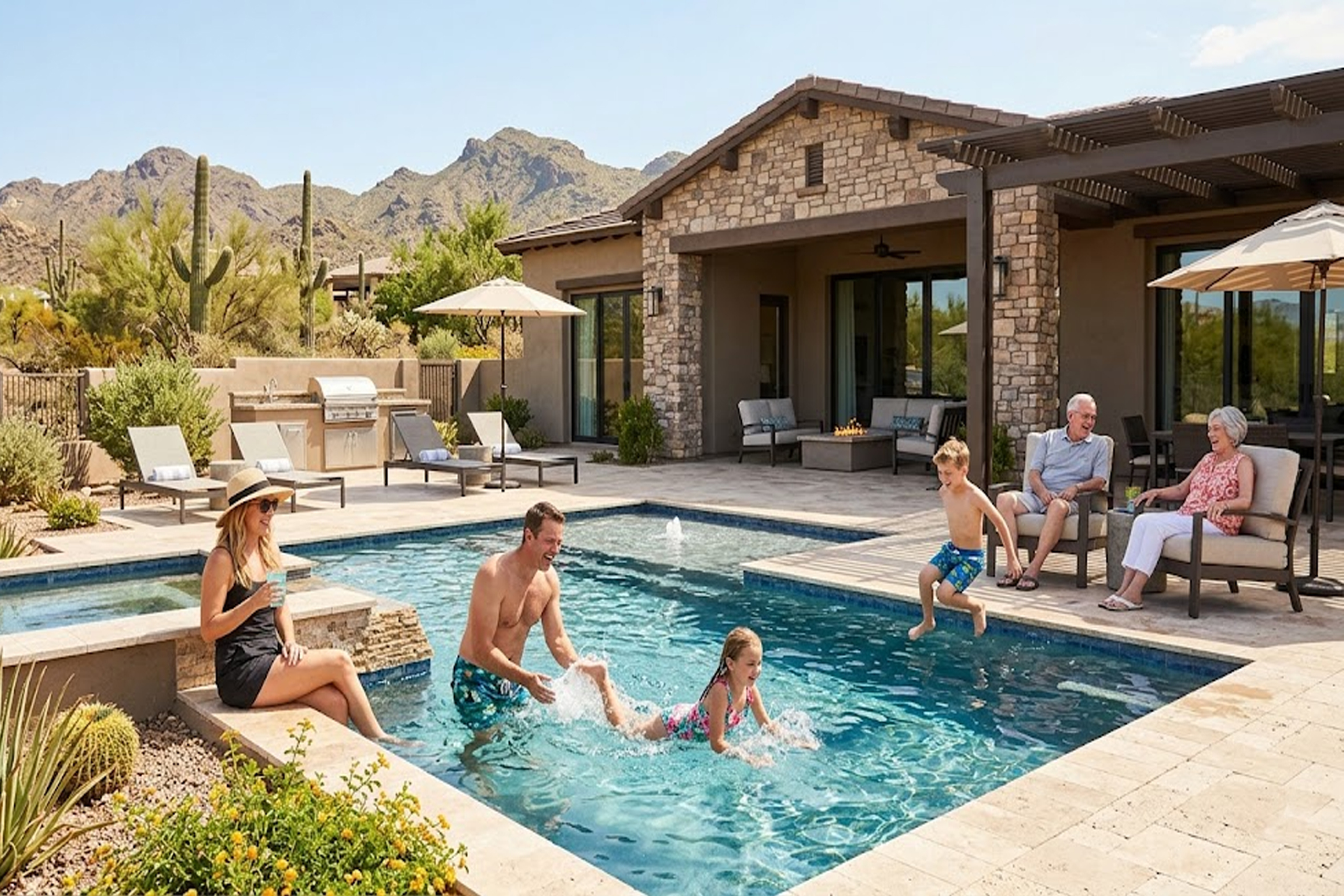 Why Short Term Rentals in North Scottsdale Are Popular With Families