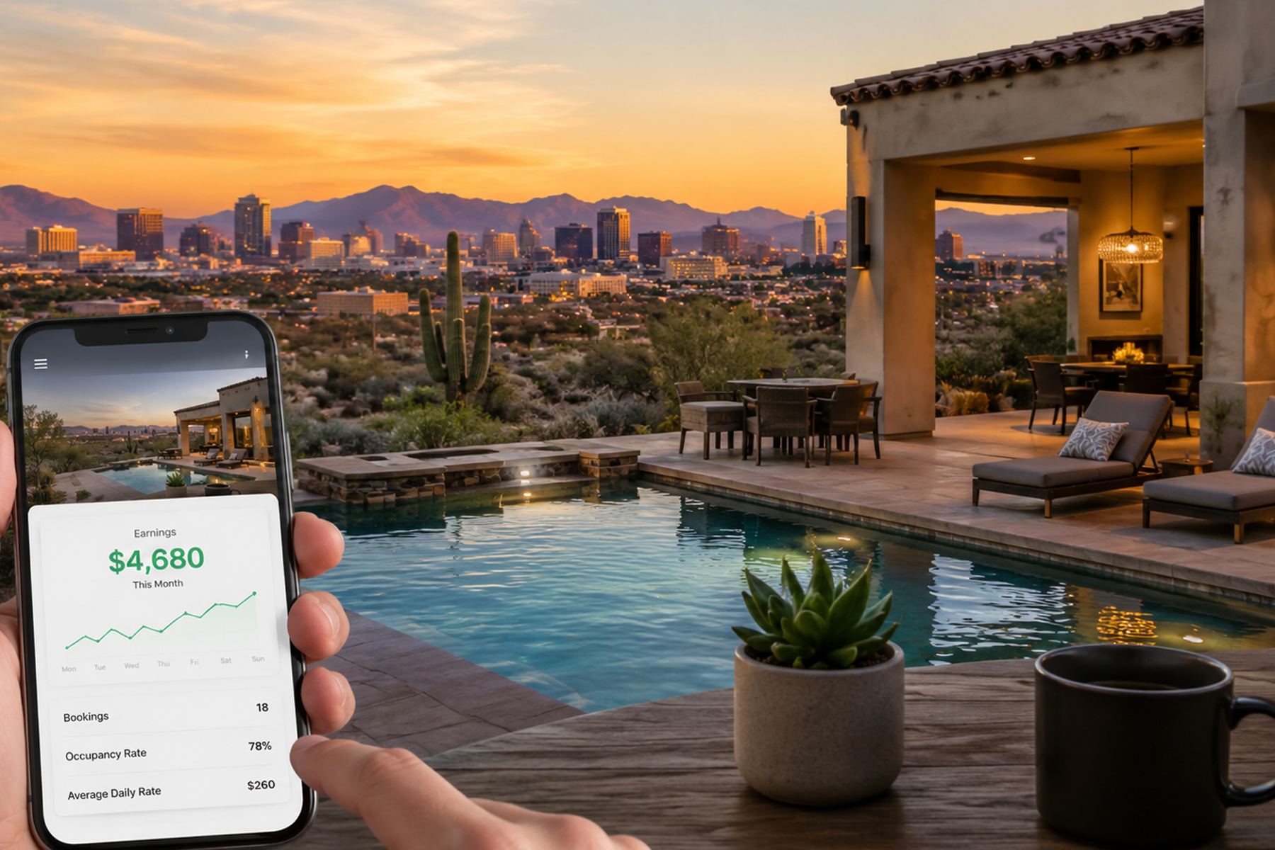 How Short Term Rentals in Phoenix Generate Passive Income