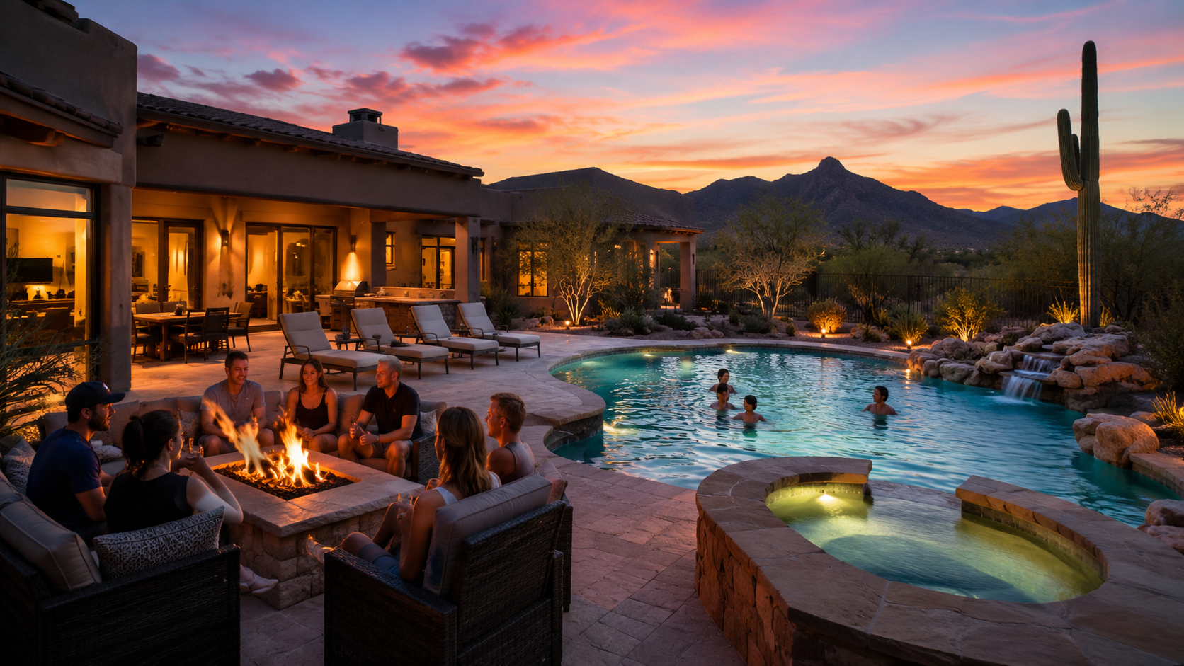 Why 3+ Bedrooms With a Pool Appeal to Large Groups in Cave Creek