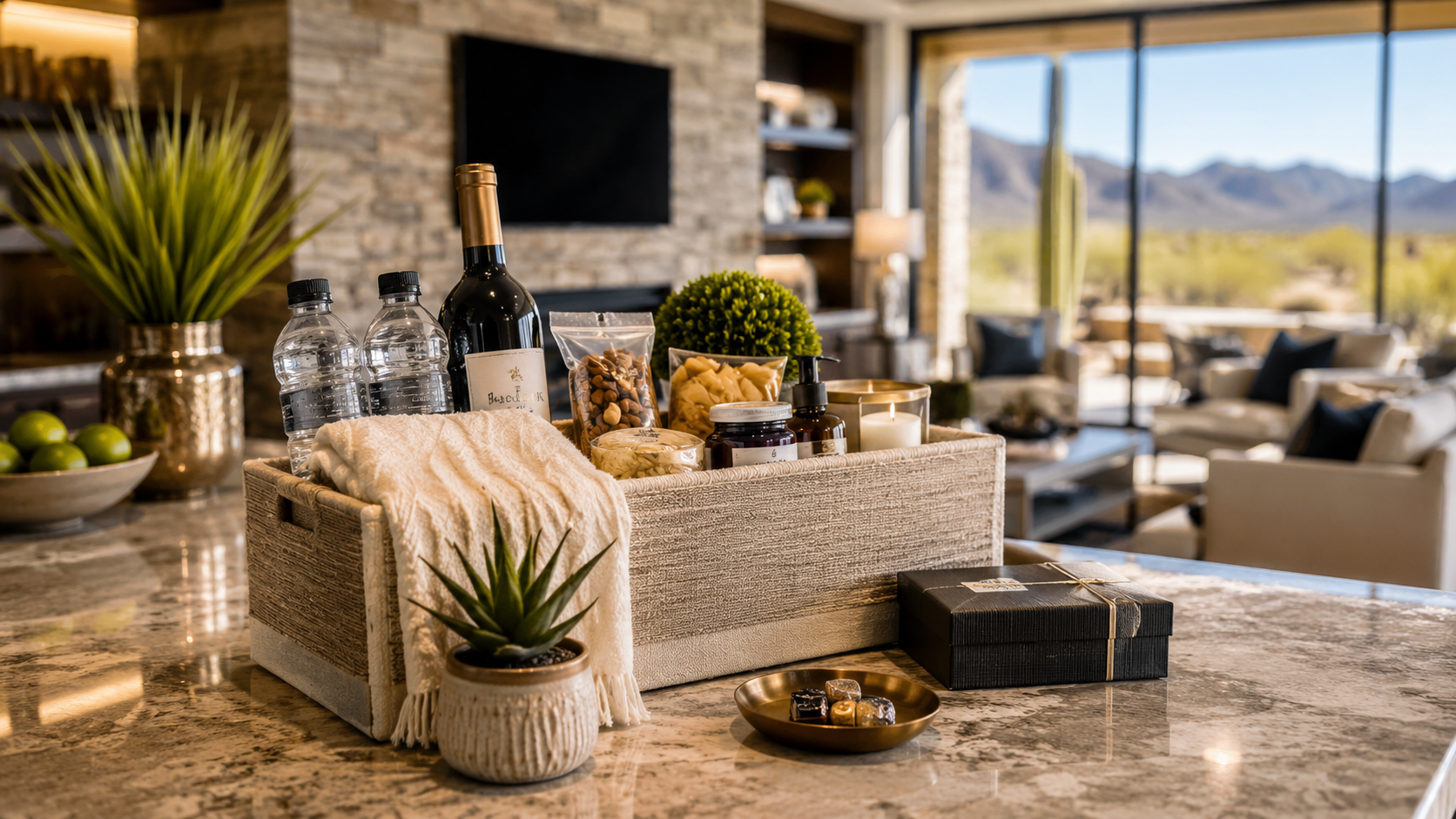 What to Include in a Luxury Vacation Rental Welcome Package in Mesa
