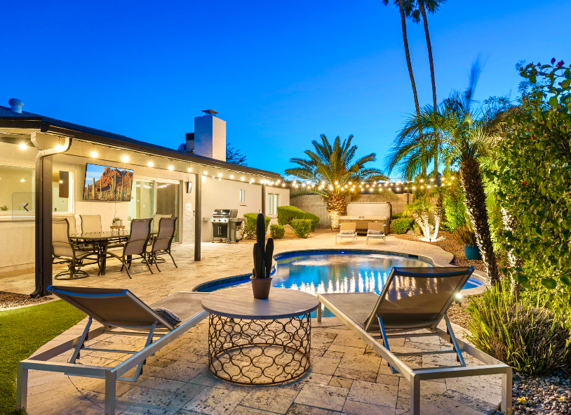 Stylish Home w/ Hot Tub, Heated Pool & Game Room